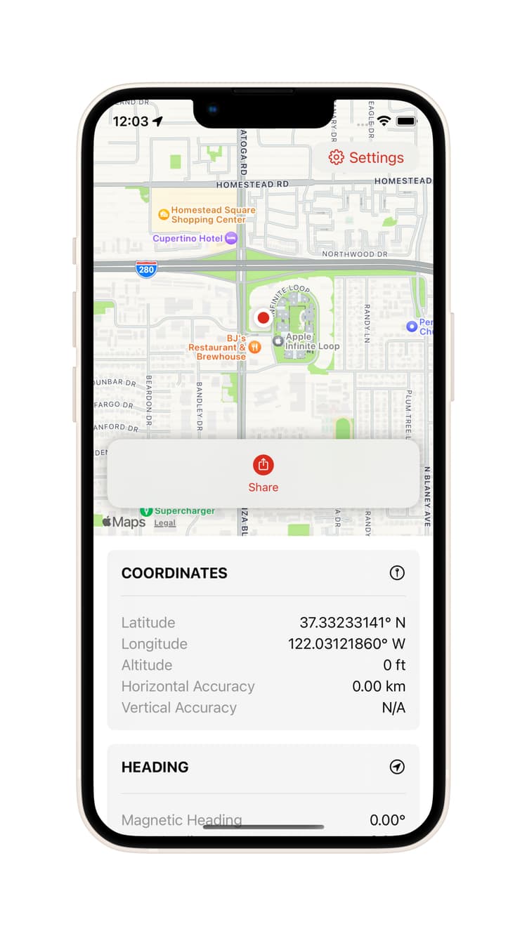 My Location – GPS Coordinates screenshot 1